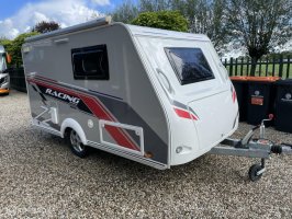 Trigano Mini Freestyle 300 Racing 2 persoons Hefdak caravan met Motor-Transport en bijna alle verkrijgbare opties! ( Uniek! )