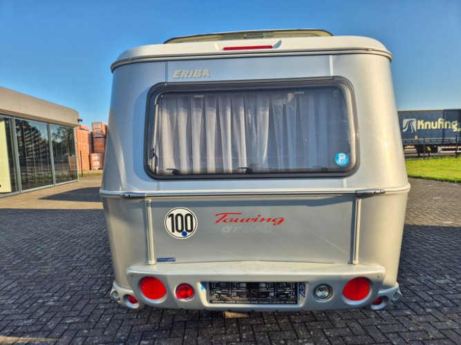 Eriba Touring Troll 550 GT Silver met fietsendrager en mover foto: 8