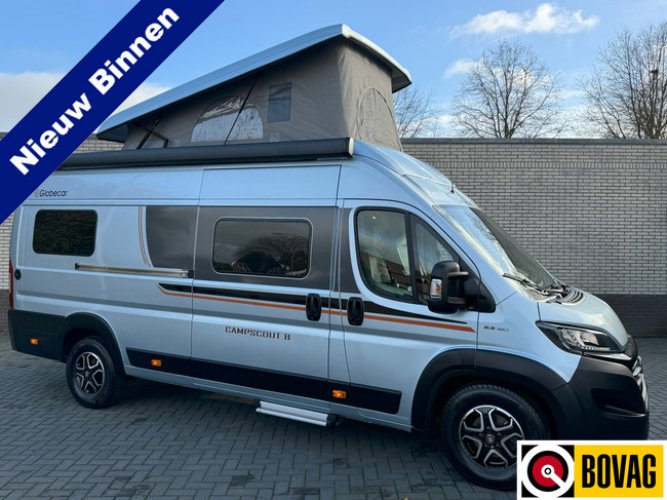 Pössl Globecar Campscout B 640 Hefdak 180 pk AUTOMAAT Euro6 Fiat Ducato Maxi**Lengtebedden/5 slaapplaatsen/Bomvol opties/2e eigenaar/S foto: 0