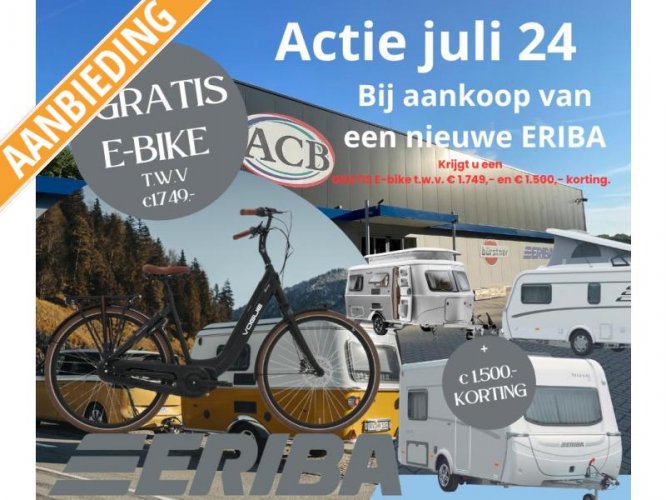 Eriba Touring 530 1.500,- voordeel+E-bike  foto: 0