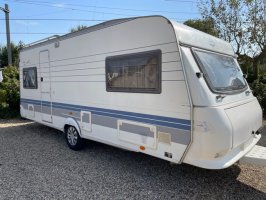 Hobby 540 Enkele bedden , mover , duitse brief