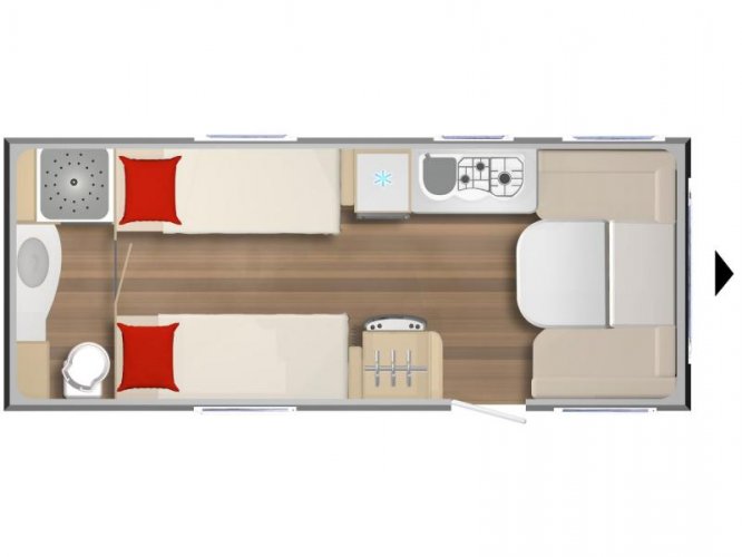 Bürstner Averso 540 TL mover / luifel 