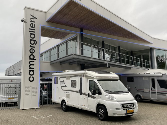 Hymer Exsis T588 AUTOMAAT ENKELE BEDDEN LUCHTVERING DAKAIRCO hoofdfoto: 1