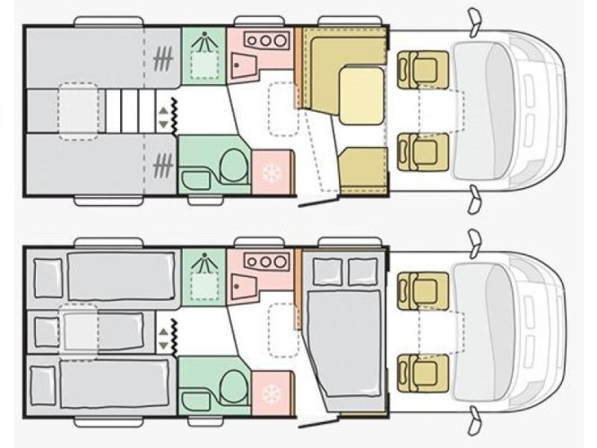 Adria Matrix 670 SL 5 persoons erg netjes!  foto: 22