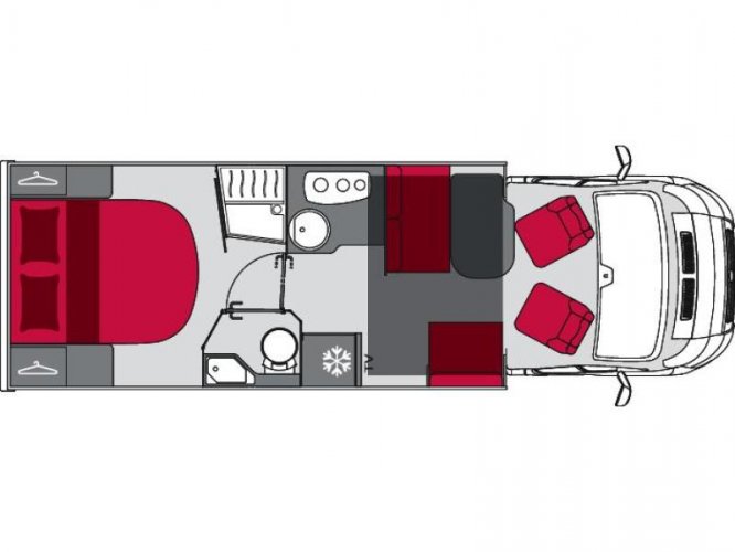 Pilote P 746 C Queensbed met Hefbed 