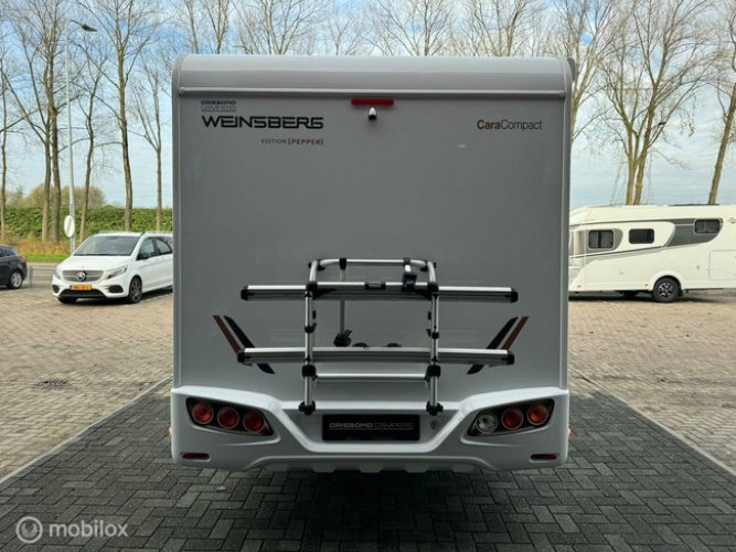 Weinsberg 600MEG Pepper Edition 163PK Enkele Bedden Zonnepaneel Luifel Fietsenrek foto: 5