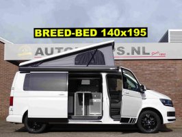 Volkswagen Transporter Bus Camper 2.0TDi 102Hp Long Installation new California look | 4-seater/4-berth | Pop-up roof |NW.STATE