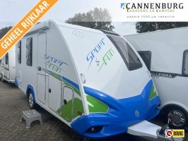 Knaus Sport en Fun 460 QL mover en cassetteluifel 