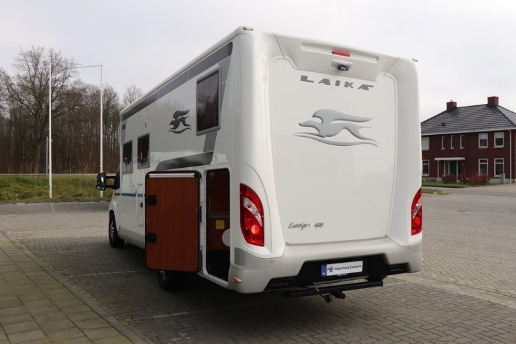 Goed uitgeruste Laika Ecovip 409 Hymer vlakke vloer luchtvering heavy chassis enkele bedden (79  foto: 8