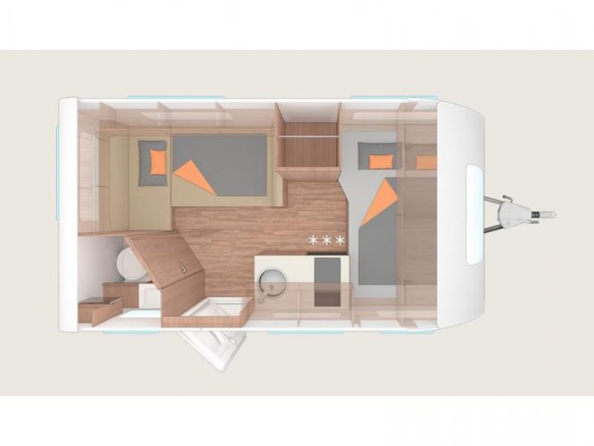 Weinsberg CaraCito 390 QD dwarsbed / airco  foto: 19