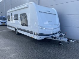 Dethleffs NOMAD 560 QUEENSBED LUIFE4L FIETSENDRAGER BUITENGAS