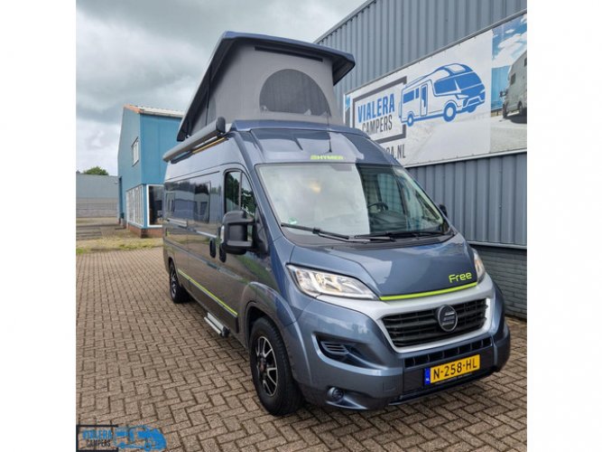 Hymer FREE 602 | Pop-up roof | Length bed | Van Star bicycle carrier photo: 0