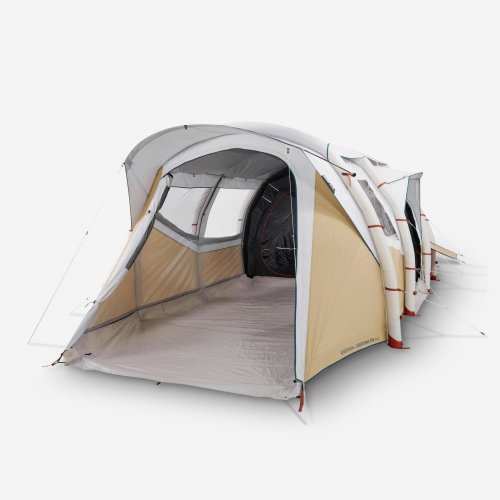 Quechua - Opblaasbare tent voor 6 personen air seconds 6.3 f&b 3 slaapruimtes