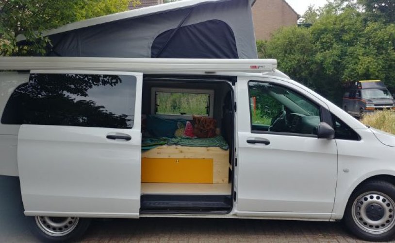 Mercedes Benz 3 pers. Rent a Mercedes-Benz camper in Wageningen? From € 85 pd - Goboony photo: 1