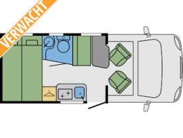 Adria Twin 600 bearlock / 150pk / luifel 