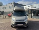 Westfalia Ford Nugget plus automaat buscamper hoogdak 131 pk bovenbed en slaapbank airco camera cruise ctr pdc v/a lmv 18 inch zonnepaneel 1e eigenaar foto: 1