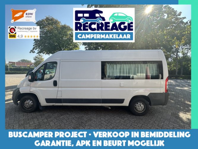 Fiat DUCATO Buscamper Project | Alles zit erbij, interieur upgrade nodig. hoofdfoto: 1