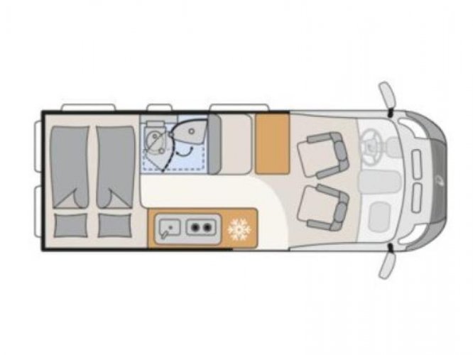 Dethleffs Globetrail Advantage 600 DS dwarsbed / automaat 