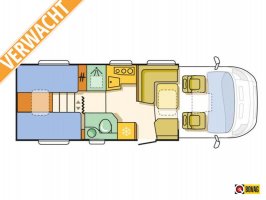 Adria Coral Axess 670 SL fietsendrager / dakairco 