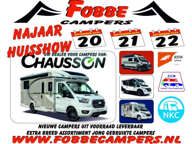 Chausson Huisshow 20/21/22 sept. 