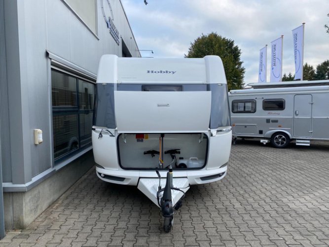 Hobby De Luxe Edition 495 UL Enkele bedden Mover Voortent INCLUSIEF STALLING foto: 21