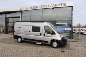 Clever VAN 600 made by Pössl Jumper camper bus only 6 meters 11.517 km spacious transverse bed (74