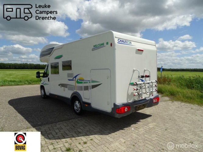 Chausson Welcome 18, unieke camper een xl alkoof en garage,top-indeling! foto: 6