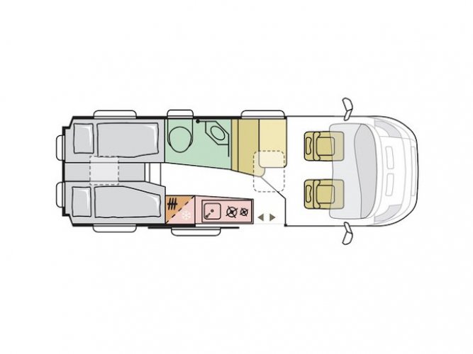 Adria Twin Supreme 640 SLB 160 pk AUTOMAAT 9-Traps Euro6 Fiat Ducato Maxi **Enkele lengtebedden/4 zitplaatsen/Lithium/Maxxfan/Afn. Tre