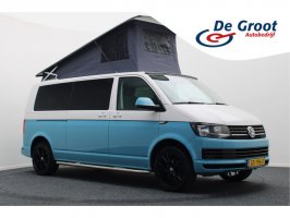 Volkswagen Transporter T6 Kombi 2.0 TDI L2H1 Buscamper Slaaphefdak, 8-Persoons, Airco, Two-Tone lak, 19''