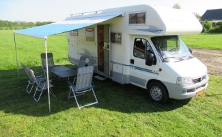 Adria Mobil 6 pers. Rent an Adria Mobil camper in Questionnder? From €74 per day - Goboony