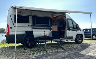 Carthage 2 pers. Rent a Carthago camper in Arkel? From € 97 pd - Goboony