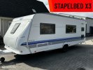 Hobby 560 KMFE 3X stapelbed rondzit vastbed issabella tent foto: 7