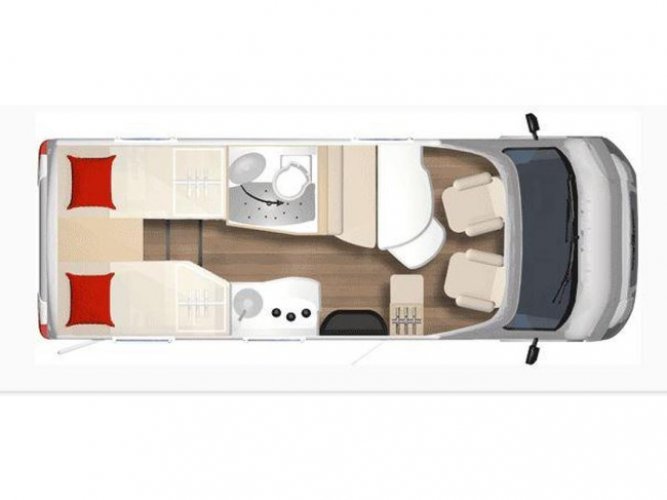 Bürstner Travel Van T620 Travel Van T620 COMPACT-2 APARTE BEDDEN