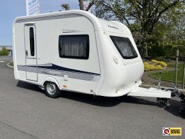 Hobby De Luxe 350 TB Mover,compacte caravan 
