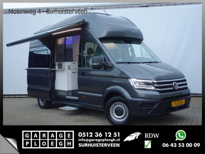 Volkswagen California 4-Pers 2.0 TDI 177pk Automaat Crafter Highline 600 4P. Sfeerverlichting Luifel/Fietsdrager crafter Buscamper Crafter hoofdfoto: 1