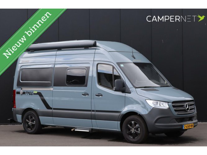 Hymer Free S 600 Campus 170pk Automaat |** Demovoordeel | LPG Installatie | Memo Swing Fietsendrager | Omvormer | Zonnepanelen |