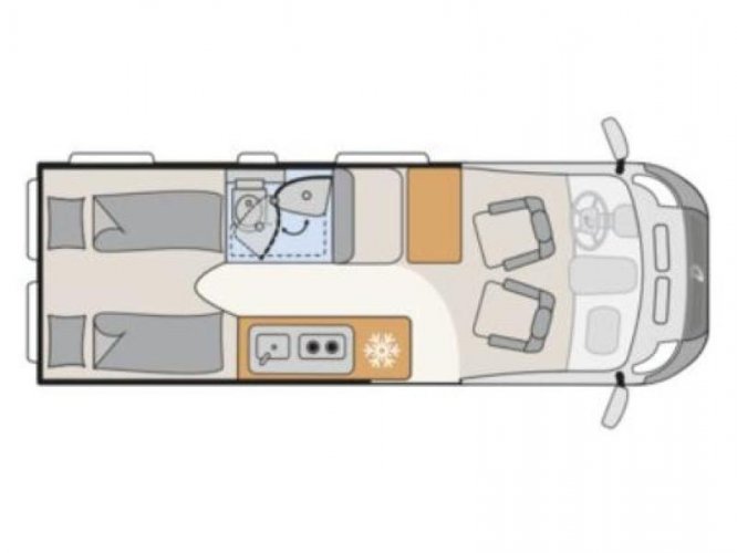 Dethleffs Globetrail Advantage 640 ES lengte bedden / automaat 