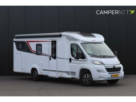 LMC Tourer 730 | Luifel | Lengtebedden | Gescheiden douche | Zenec Navigatie |