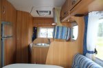 Chausson Welcome 70, 2.3 MultiJ 130 PK, Motor / Dak airco, Half-integraal, Zit groep met 2 draaistoelen, Fransbed, Bj. 2007 Marum (GR) foto: 18