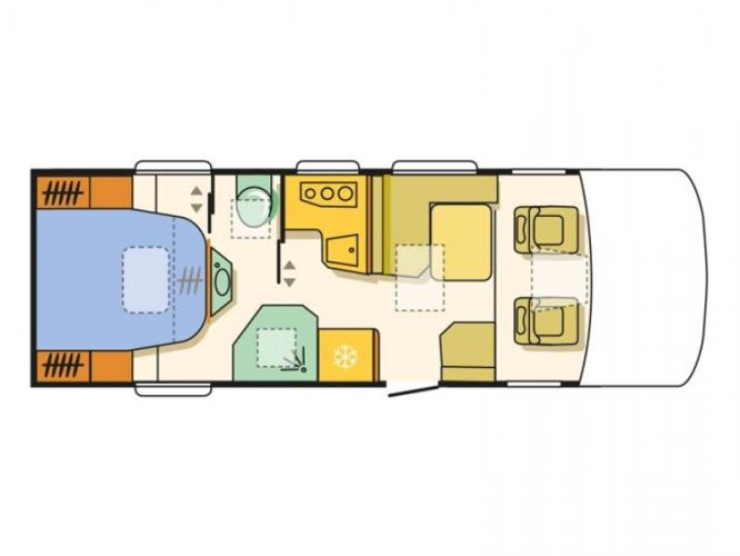 Adria Sonic I 700 SBC queensbed | autom | ACTIE  foto: 23