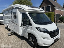 Hymer Automaat Tramp 704SL Super-indeling met xx Enkele bedden, Mega Garage(!!), veel extra’s zoals 2x Airco, Zeldzame camper!