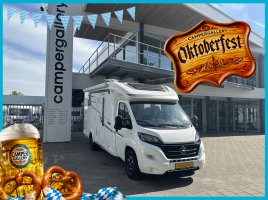 Hymer T598 QUEENSBED + HEFBED ZONNEPANEEL FIETSENDRAGER MET LIFT EURO6  