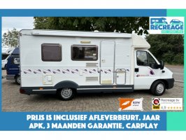 Fiat Ducato 244 Caravans International 15P | prijs incl. beurt en jaar APK, carplay, garantie