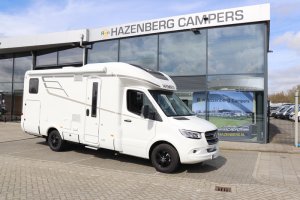 Almost new 02-2024 Hymer BMC-T 680 Mercedes 170 hp 9 G Tronic Automatic single beds / pavilion bed 3217 km (55