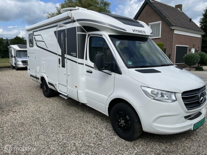 Hymer B-MCT 600 White-Line Mercedes 170-PK Automaat Enkele bedden, Veel extra’s en weinig km’s, 1e Eig. hoofdfoto: 1