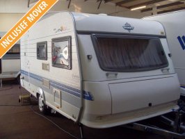 Hobby Exclusive 440 met MOVER en voortent 