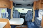 Chausson Welcome 70, 2.3 MultiJ 130 PK, Motor / Dak airco, Half-integraal, Zit groep met 2 draaistoelen, Fransbed, Bj. 2007 Marum (GR) foto: 5