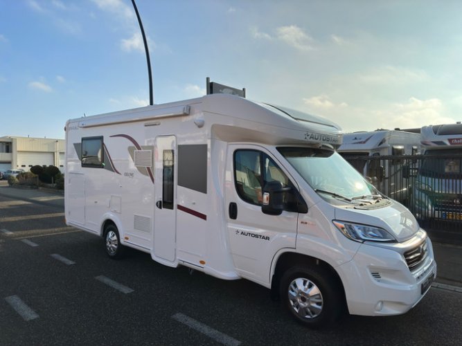 Fiat Ducato Autostar Celtic edition p693lc Face to face zit Hefbed Queensbed in nieuwstaat foto: 1