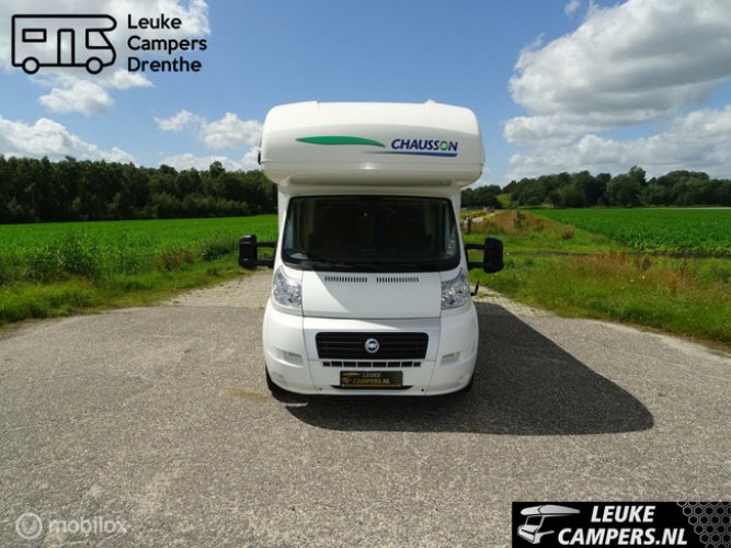 Chausson Welcome 18, unieke camper een xl alkoof en garage,top-indeling!