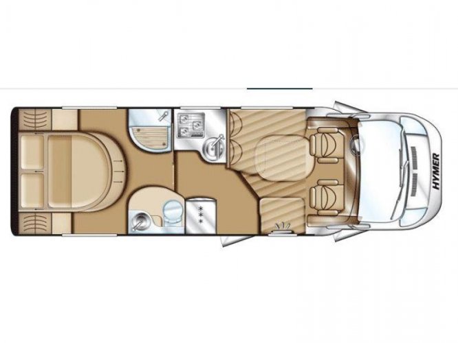 Hymer Bianco Line 698 CL - QUEENSBED - ALMELO  foto: 16